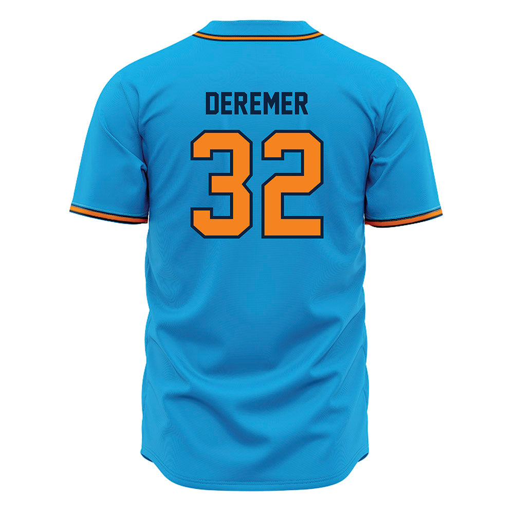 Murray State - NCAA Baseball : Drew Deremer - Blue Jersey-1