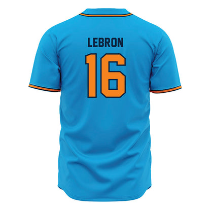 Murray State - NCAA Baseball : Derek Lebron - Blue Jersey-1