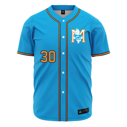 Murray State - NCAA Baseball : Preston Chaudoin - Blue Jersey-0
