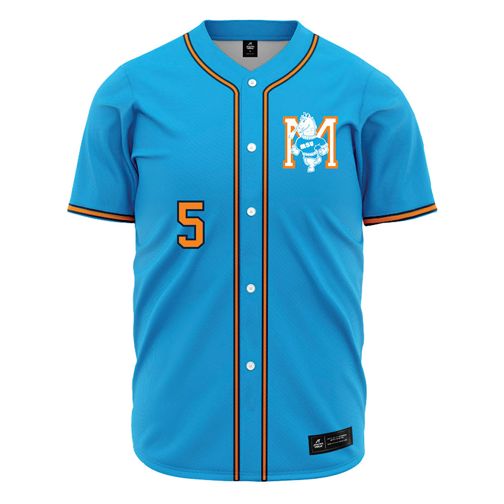 Murray State - NCAA Baseball : Kristofer Hokenson - Blue Jersey-0