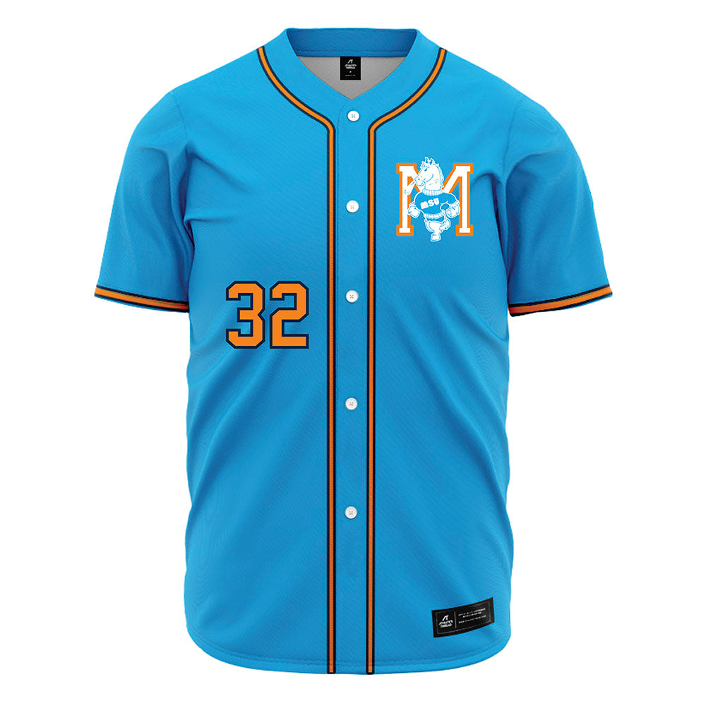 Murray State - NCAA Baseball : Drew Deremer - Blue Jersey-0