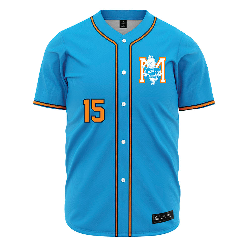 Murray State - NCAA Baseball : Kainen Jorge - Blue Jersey-0
