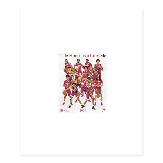 Alabama - NCAA Men's Basketball : - Team Collage Poster 20x24-0