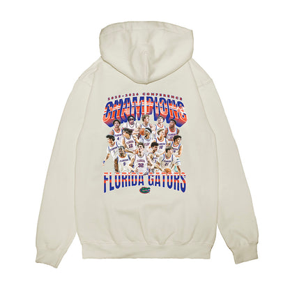 Florida - NCAA Men's Basketball : - Conference Champions Premium Hooded Sweatshirt-1