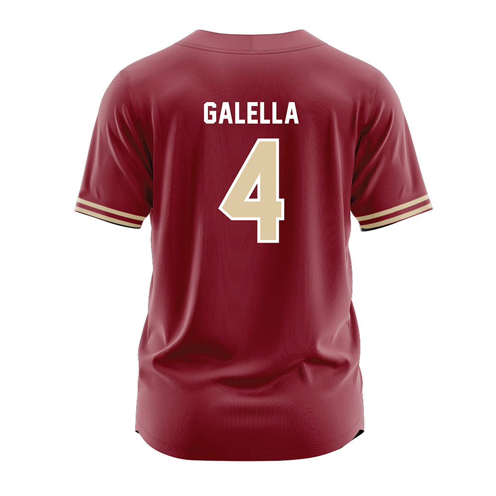Boston College - NCAA Softball : Mia Galella - Maroon Jersey-1