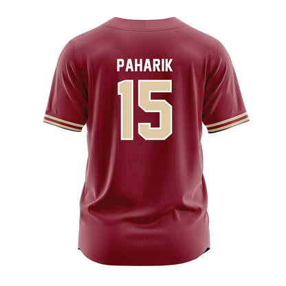 Boston College - NCAA Softball : Holly Paharik - Maroon Jersey-1