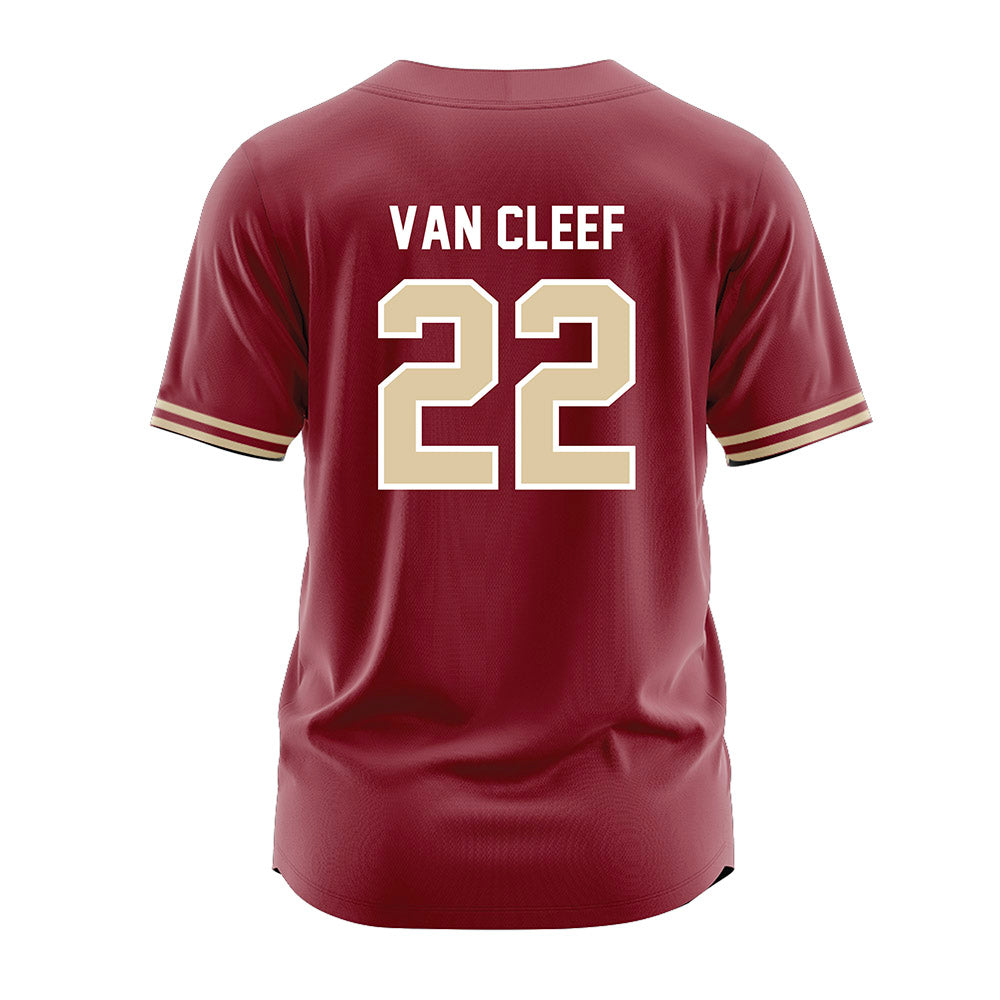Boston College - NCAA Softball : Emily Van Cleef - Maroon Jersey-1