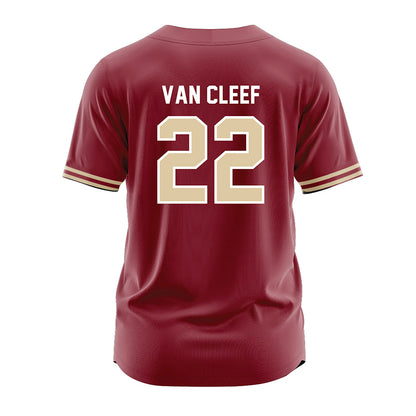 Boston College - NCAA Softball : Emily Van Cleef - Maroon Jersey-1