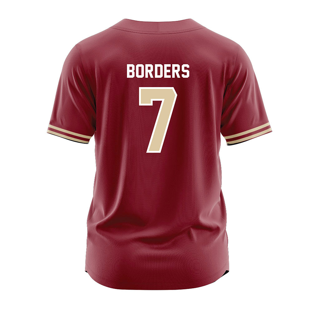 Boston College - NCAA Softball : Tavye Borders - Maroon Jersey-1