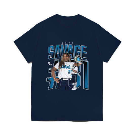 Ole Miss - NCAA Softball : Jada Savage - Collage Comfort Colors T-Shirt-0