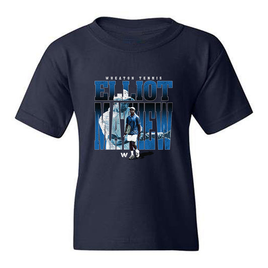 - Wheaton College (Massachusetts) - NCAA Mens Tennis : Elliot Mathew - Collage Youth T-Shirt-0