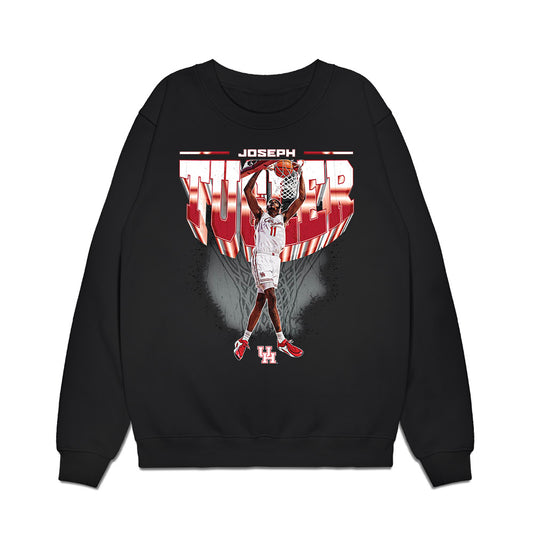 Houston - NCAA Men's Basketball : Joseph Tugler - Collage Premium Crewneck Sweatshirt-0
