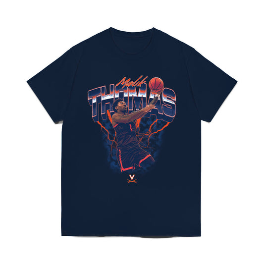Virginia - NCAA Men's Basketball : Malik Thomas - Collage Comfort Colors T-Shirt-0
