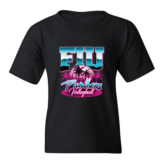 FIU - NCAA Beach Volleyball : Miami Vice Youth T-Shirt-0