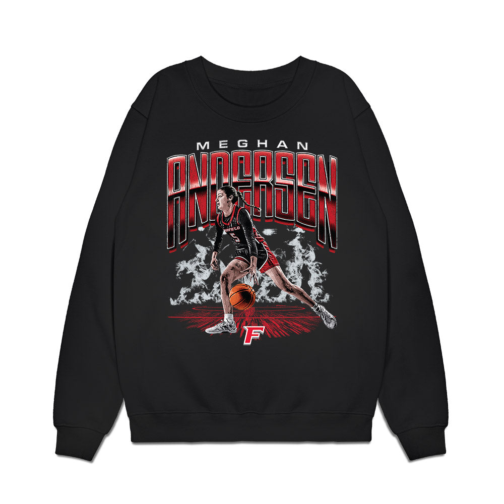 Fairfield - NCAA Women's Basketball : Meghan Andersen - Individual Collage Premium Crewneck Sweatshirt-0