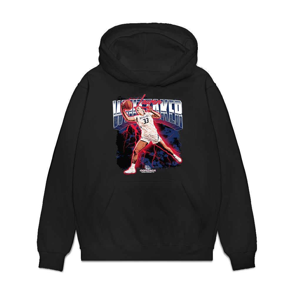 Gonzaga - NCAA Women's Basketball : Lauren Whittaker - Collage Premium Hooded Sweatshirt-0