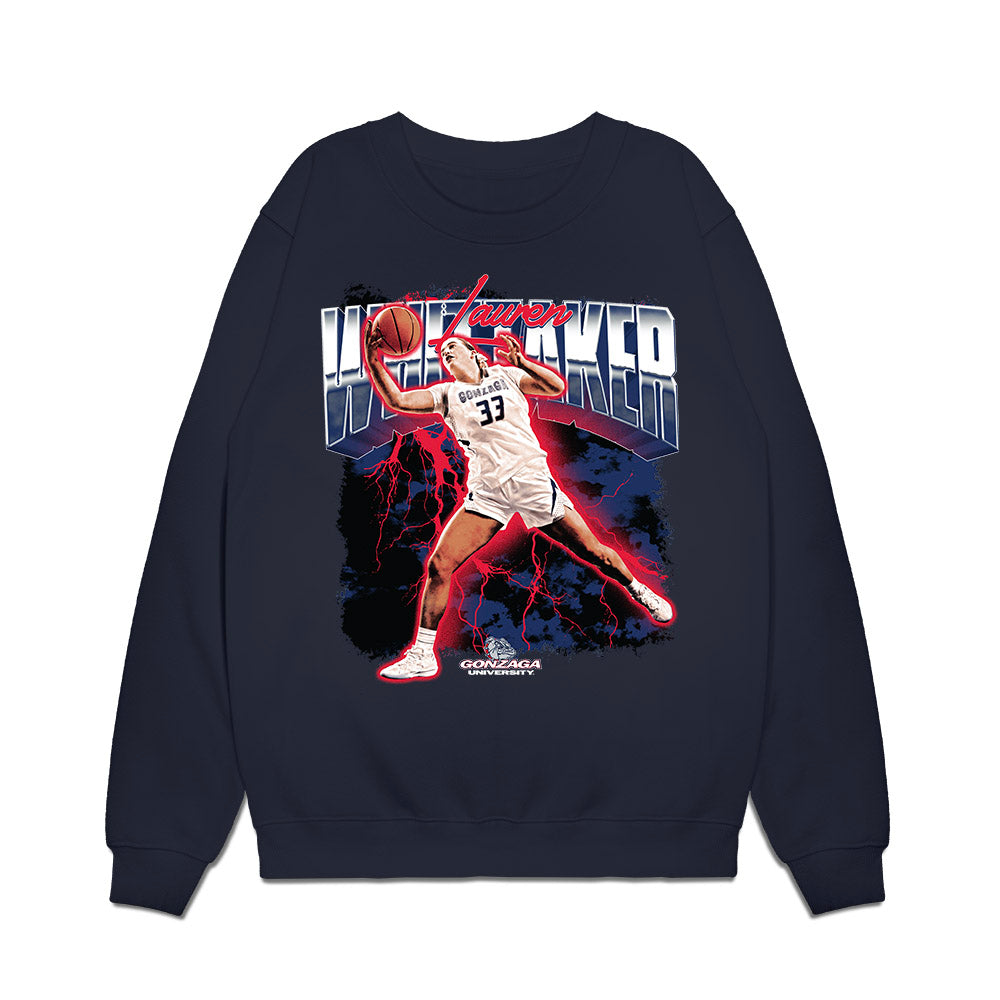 Gonzaga - NCAA Women's Basketball : Lauren Whittaker - Collage Premium Crewneck Sweatshirt-0