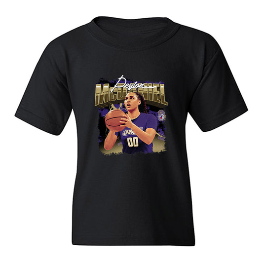 JMU - NCAA Women's Basketball : Peyton McDaniel - Collage Youth T-Shirt-0