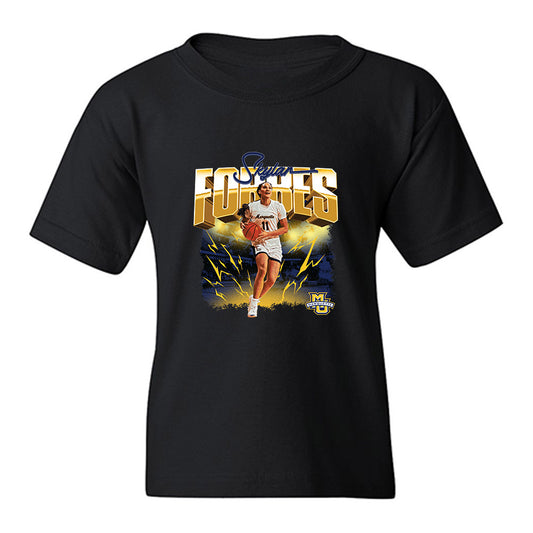 Marquette - NCAA Women's Basketball : Skylar Forbes - Collage Youth T-Shirt-0