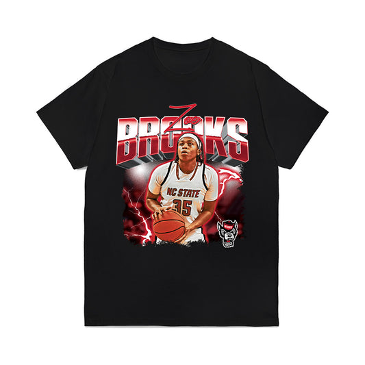 NC State - NCAA Women's Basketball : Zoe Brooks - Collage Comfort Colors T-Shirt-0