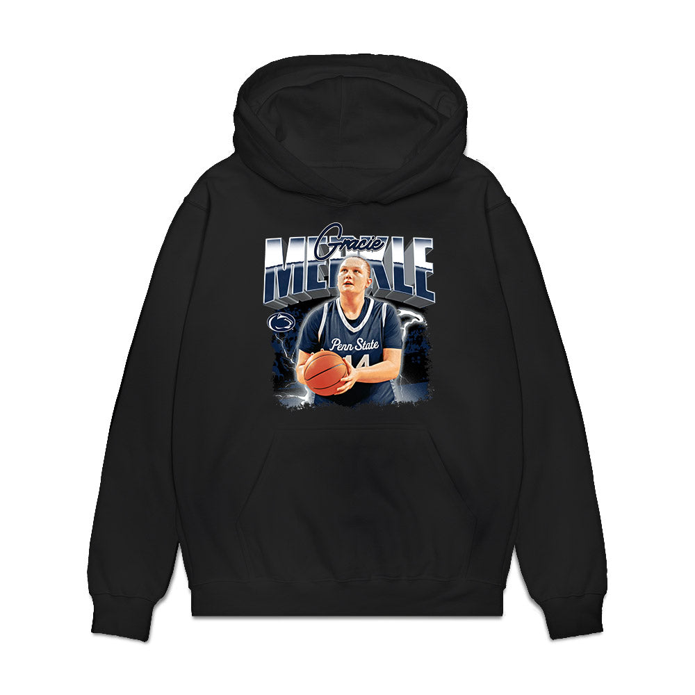 Penn State - NCAA Women's Basketball : Gracie Merkle - Collage Premium Hooded Sweatshirt-0
