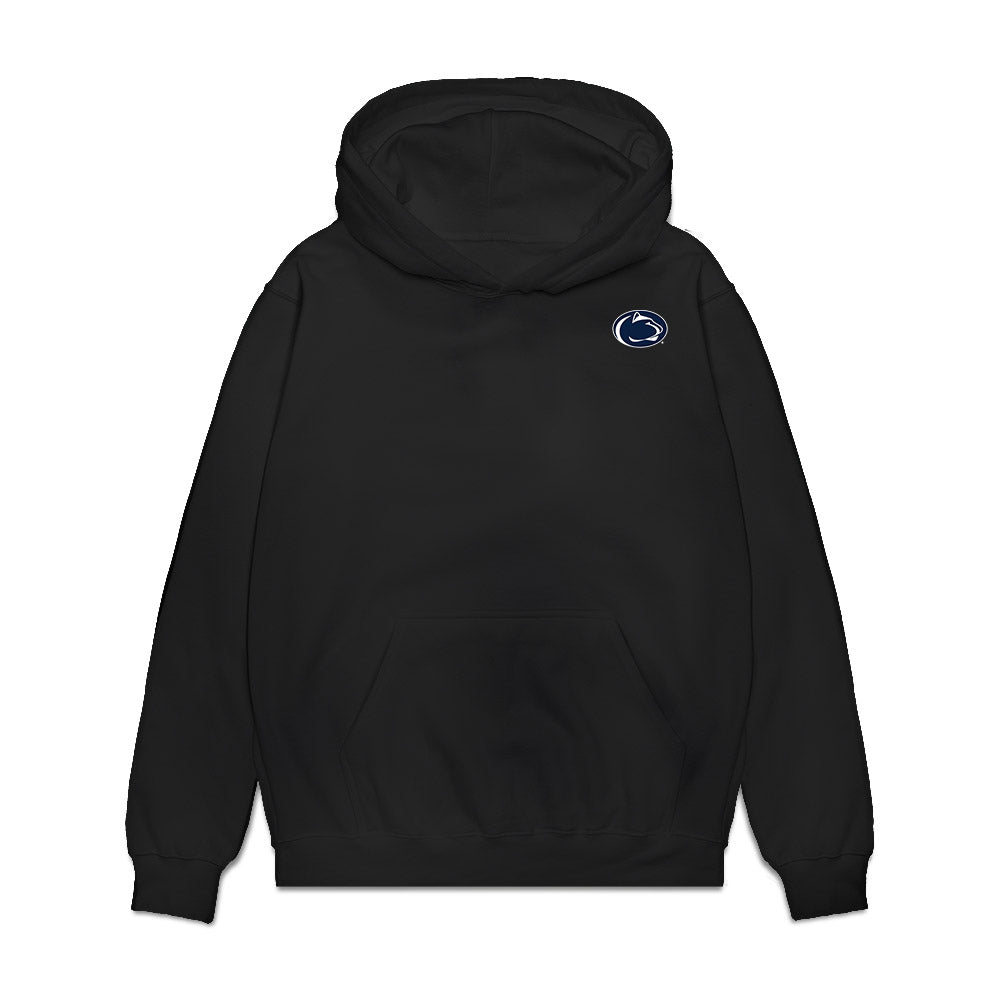 Penn State - NCAA Women's Basketball : Kiyomi McMiller - Collage Premium Hooded Sweatshirt-0