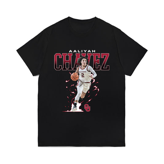 Oklahoma - NCAA Women's Basketball : Aaliyah Chavez - Collage Comfort Colors T-Shirt-0