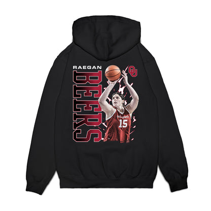 Oklahoma - NCAA Women's Basketball : Raegan Beers - Collage Premium Hooded Sweatshirt-1