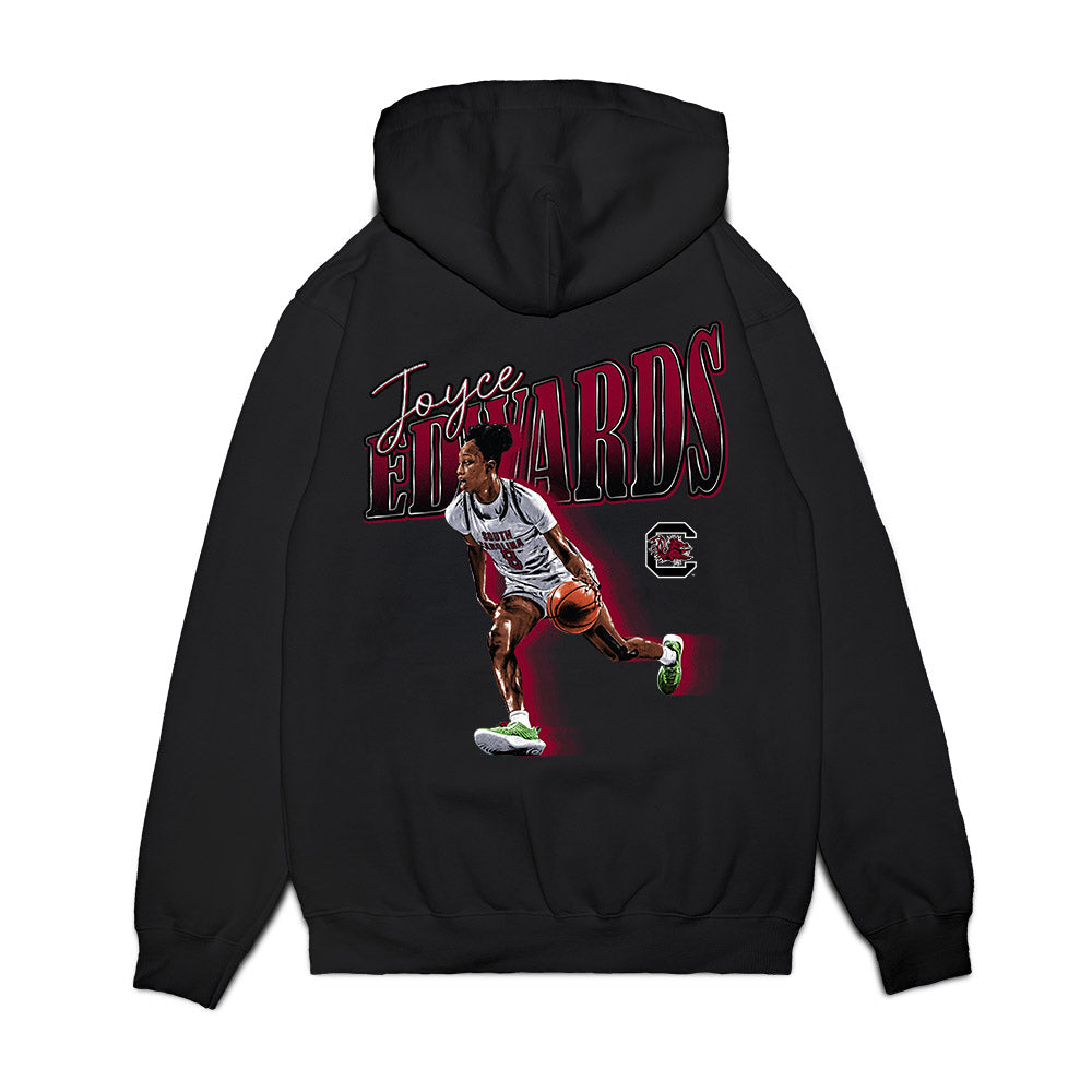 South Carolina - NCAA Women's Basketball : Joyce Edwards - Collage Premium Hooded Sweatshirt-1