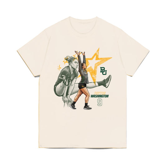 Baylor - NCAA Acrobatics & Tumbling : Payton Washington - Collage Comfort Colors T-Shirt-0