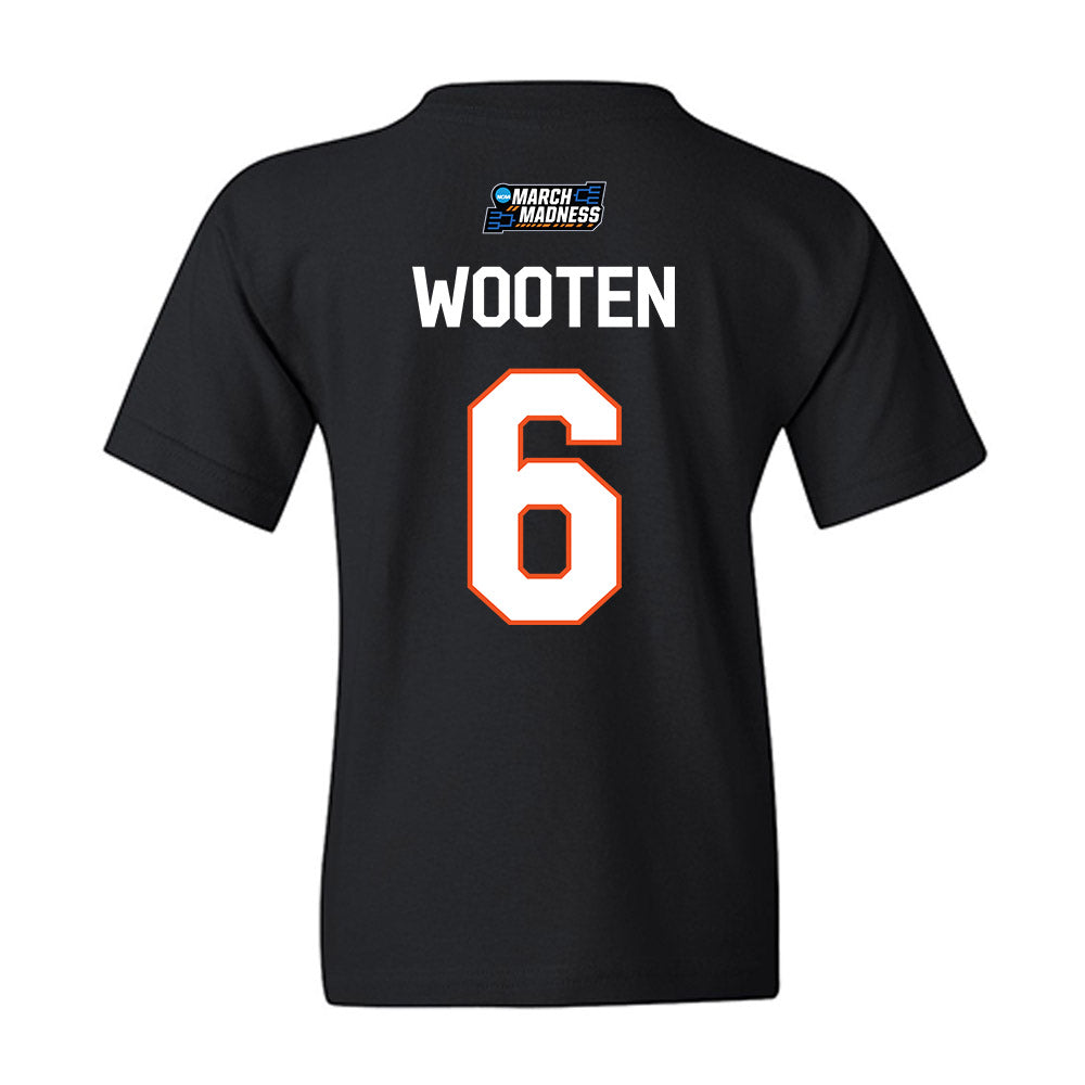 Oklahoma State - NCAA Women's Basketball : Jadyn Wooten - NCAA® March Madness® 2026 Youth T-Shirt-1