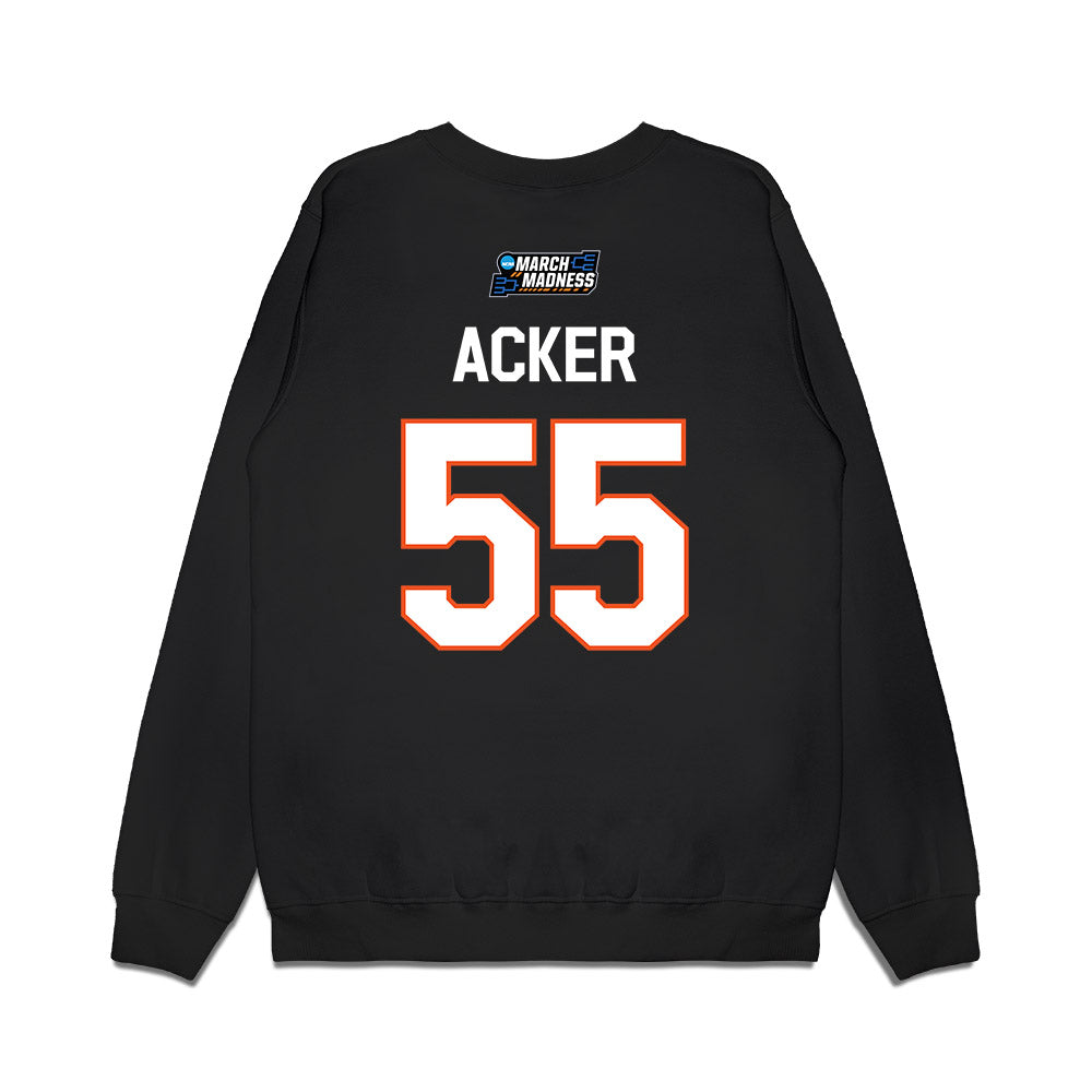 Oklahoma State - NCAA Women's Basketball : Faith Acker - NCAA® March Madness® 2026 Premium Crewneck Sweatshirt-1