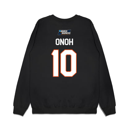 Oklahoma State - NCAA Women's Basketball : Favour Onoh - NCAA® March Madness® 2026 Premium Crewneck Sweatshirt-1