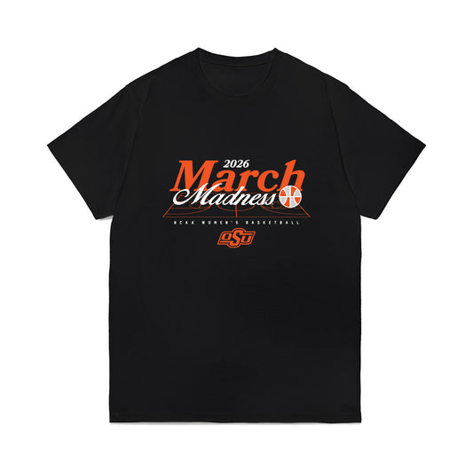 Oklahoma State - NCAA Women's Basketball : Macey Huard - NCAA® March Madness® 2026 Comfort Colors T-Shirt-0