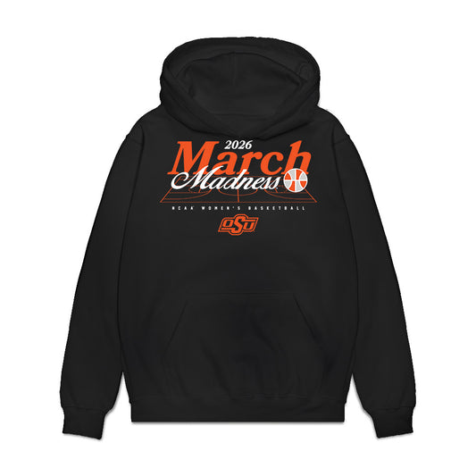 Oklahoma State - NCAA Women's Basketball : Micah Gray - NCAA® March Madness® 2026 Premium Hooded Sweatshirt-0
