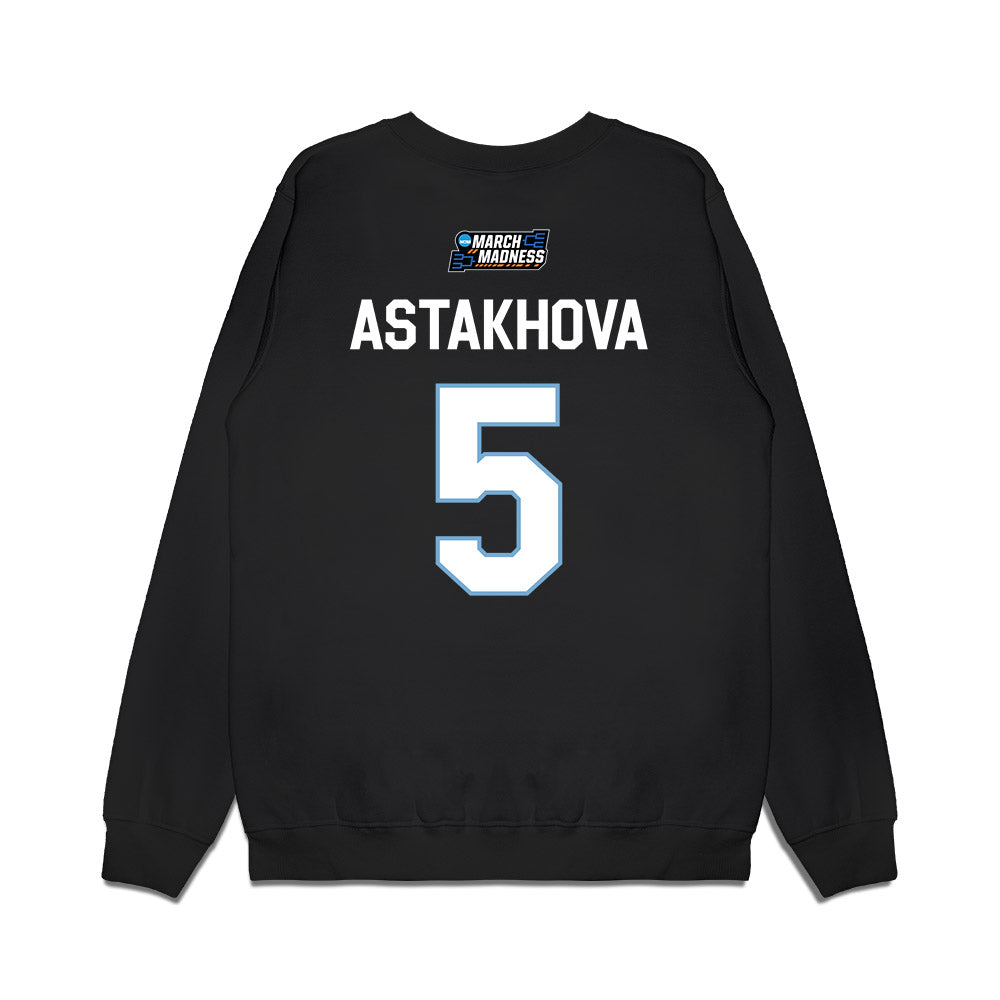 UNC - NCAA Women's Basketball : Liza Astakhova - NCAA® March Madness® 2026 Premium Crewneck Sweatshirt-1