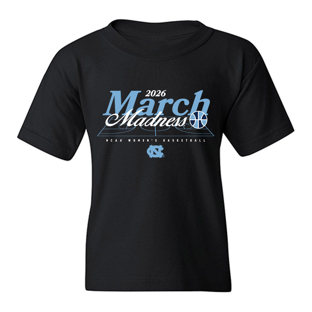 UNC - NCAA Women's Basketball : Nyla Brooks - NCAA® March Madness® 2026 Youth T-Shirt-0