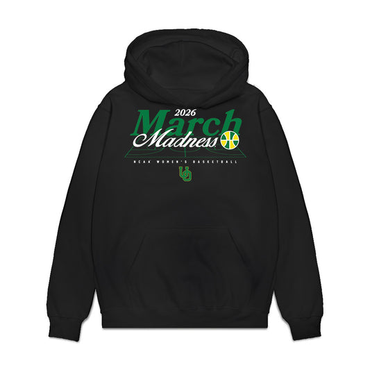 Oregon - NCAA Women's Basketball : Avary Cain - NCAA® March Madness® 2026 Premium Hooded Sweatshirt-0
