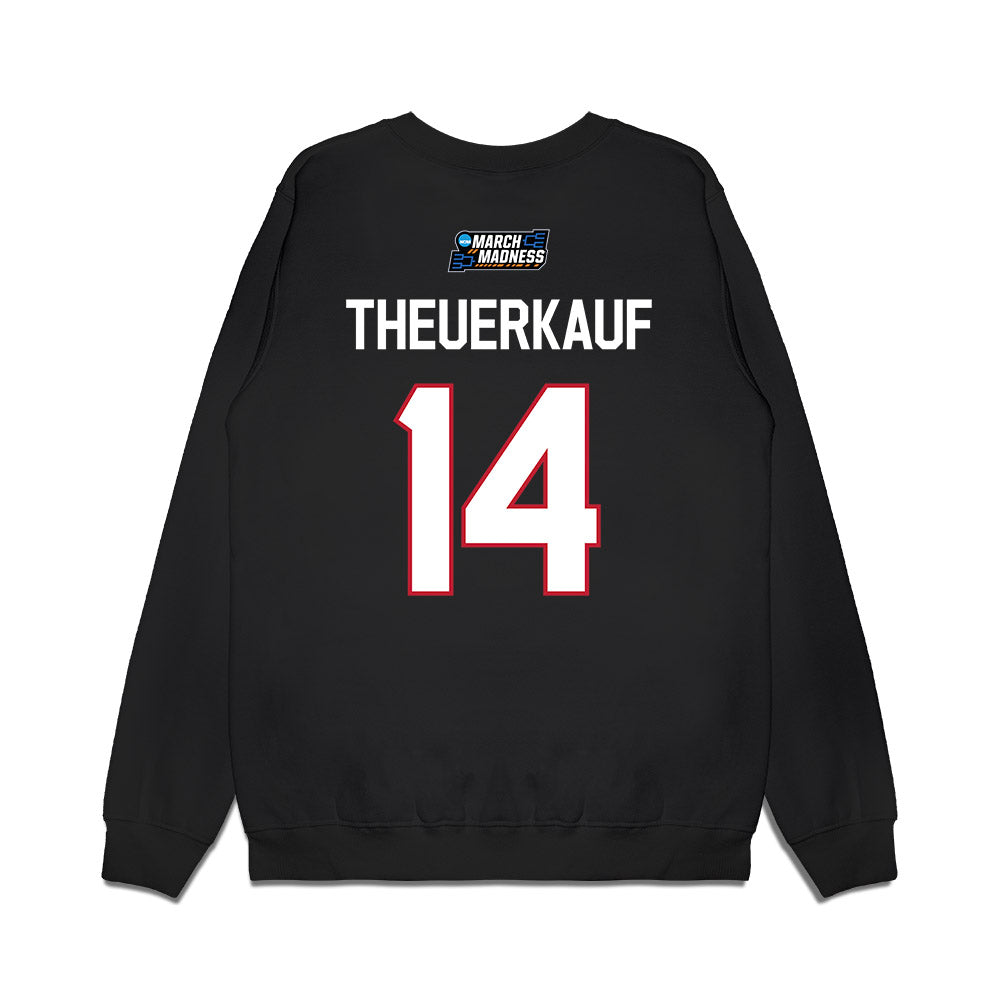 Georgia - NCAA Women's Basketball : Rylie Theuerkauf - NCAA® March Madness® 2026 Premium Crewneck Sweatshirt-1