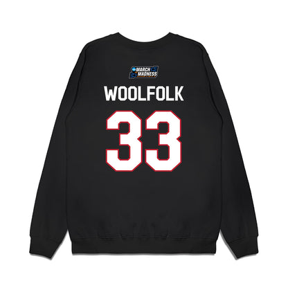 Georgia - NCAA Women's Basketball : Mia Woolfolk - NCAA® March Madness® 2026 Premium Crewneck Sweatshirt-1