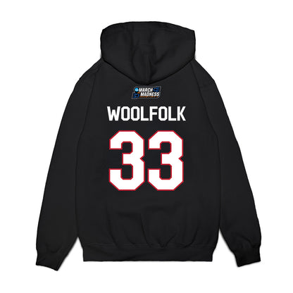 Georgia - NCAA Women's Basketball : Mia Woolfolk - NCAA® March Madness® 2026 Premium Hooded Sweatshirt-1