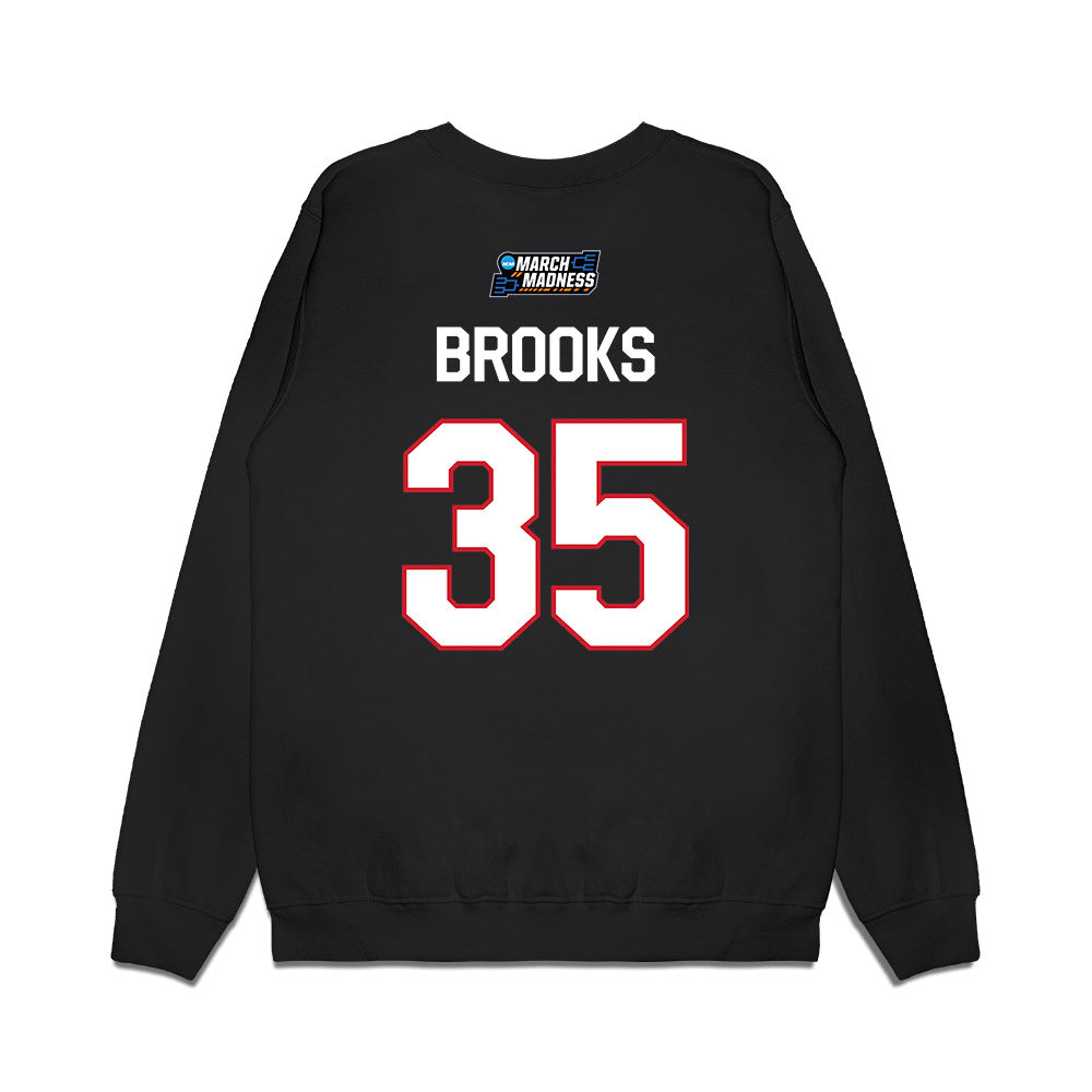 NC State - NCAA Women's Basketball : Zoe Brooks - NCAA® March Madness® 2026 Premium Crewneck Sweatshirt-1