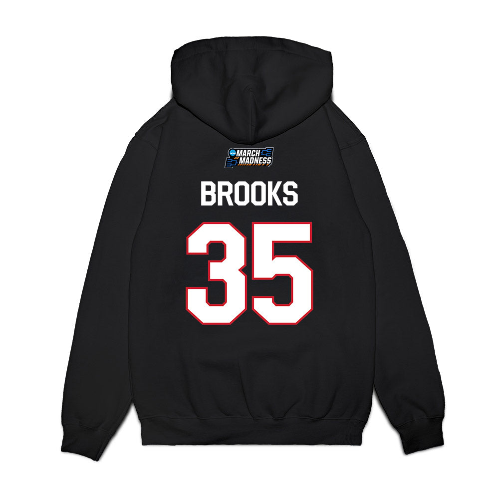 NC State - NCAA Women's Basketball : Zoe Brooks - NCAA® March Madness® 2026 Premium Hooded Sweatshirt-1
