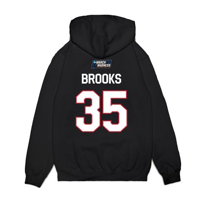 NC State - NCAA Women's Basketball : Zoe Brooks - NCAA® March Madness® 2026 Premium Hooded Sweatshirt-1