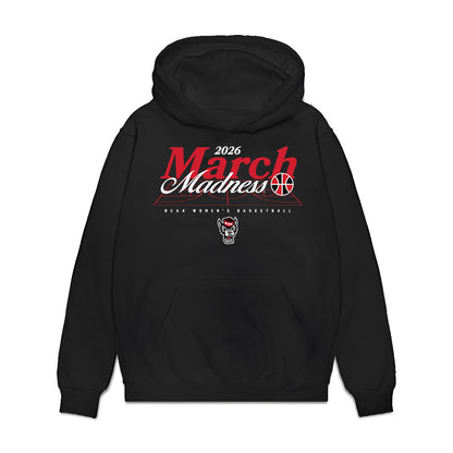 NC State - NCAA Women's Basketball : Zoe Brooks - NCAA® March Madness® 2026 Premium Hooded Sweatshirt-0