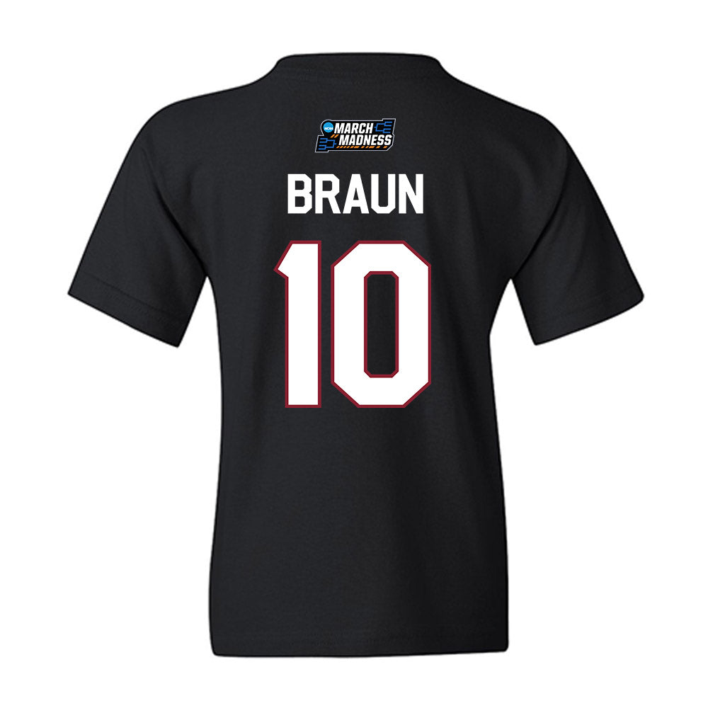 Minnesota - NCAA Women's Basketball : Mara Braun - NCAA® March Madness® 2026 Youth T-Shirt-1