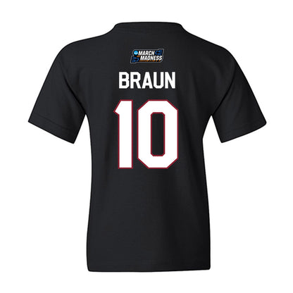 Minnesota - NCAA Women's Basketball : Mara Braun - NCAA® March Madness® 2026 Youth T-Shirt-1