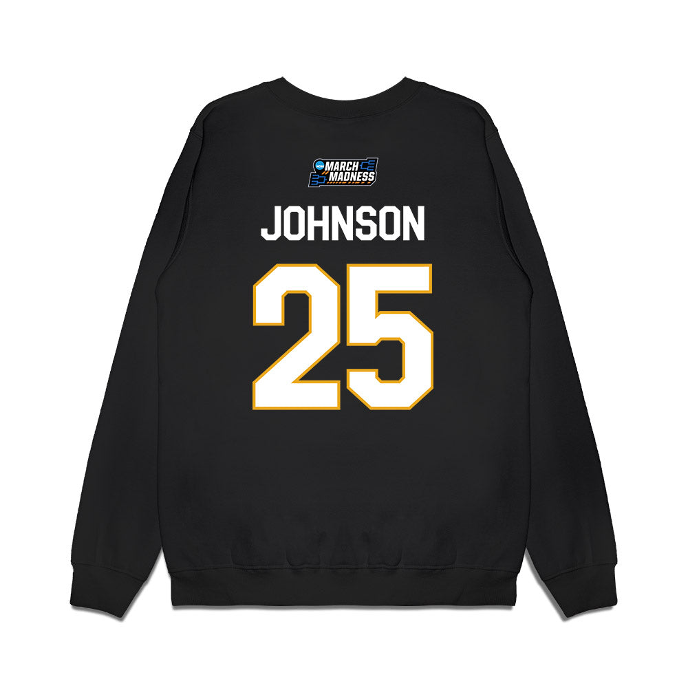 West Virginia - NCAA Women's Basketball : Loghan Johnson - NCAA® March Madness® 2026 Premium Crewneck Sweatshirt-1
