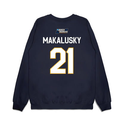 West Virginia - NCAA Women's Basketball : Riley Makalusky - NCAA® March Madness® 2026 Premium Crewneck Sweatshirt-1