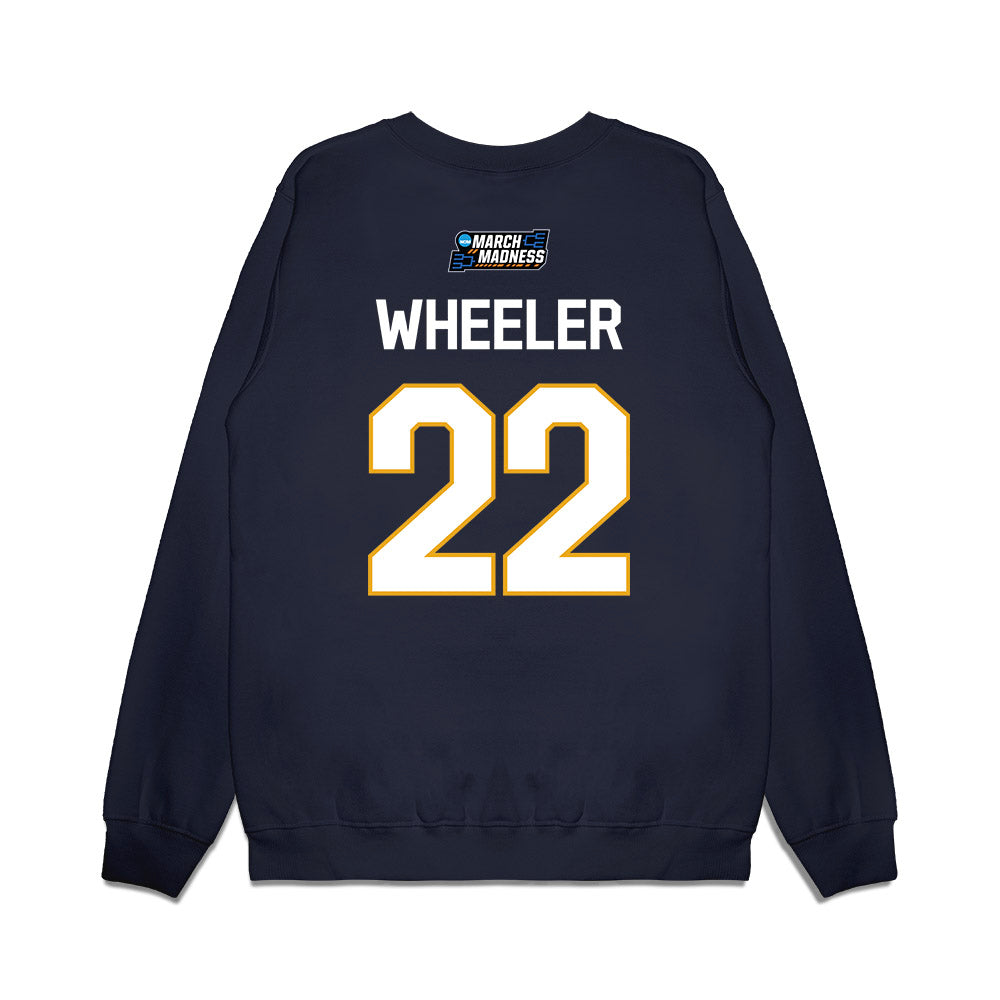 West Virginia - NCAA Women's Basketball : Kierra Wheeler - NCAA® March Madness® 2026 Premium Crewneck Sweatshirt-1